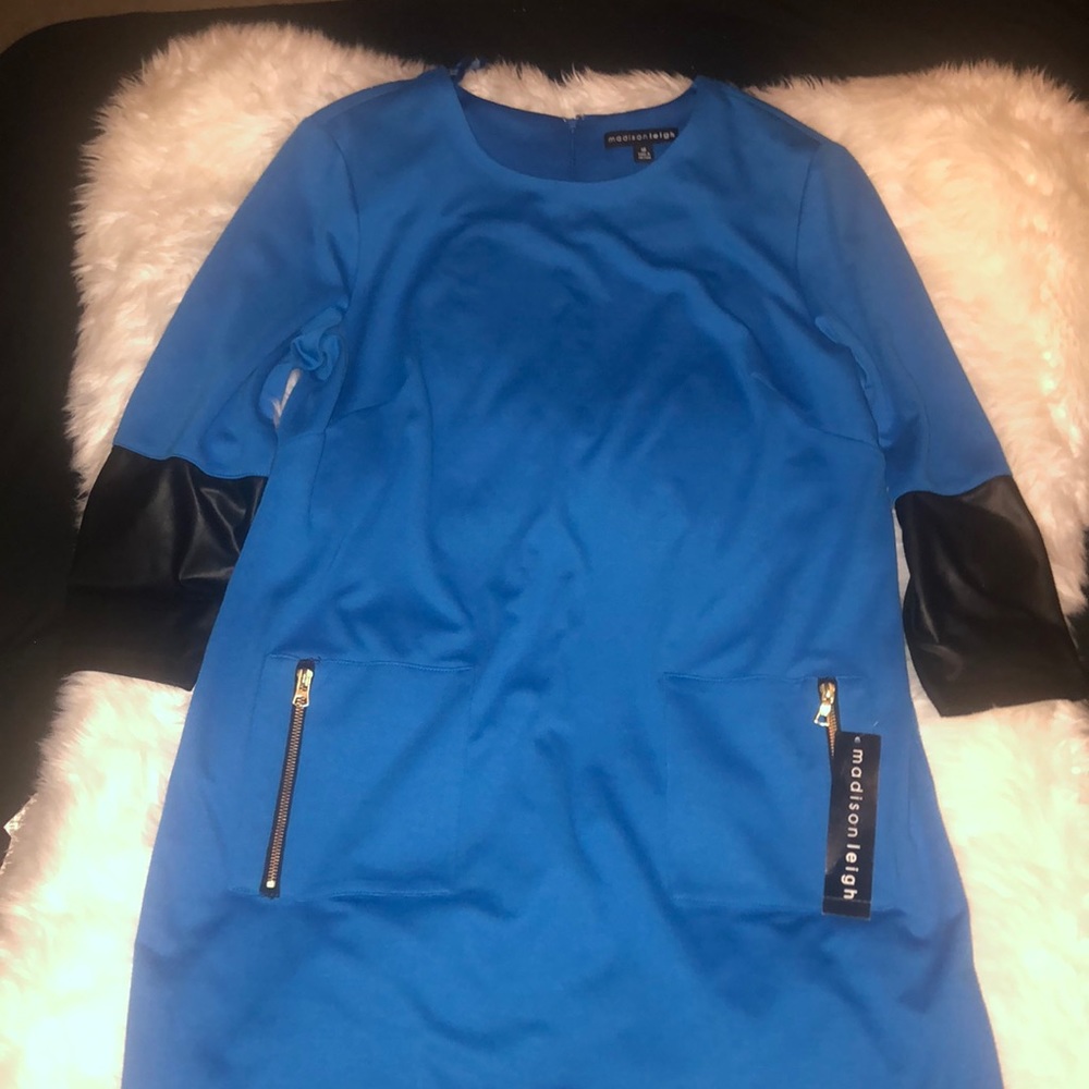 Black and Blue party dress